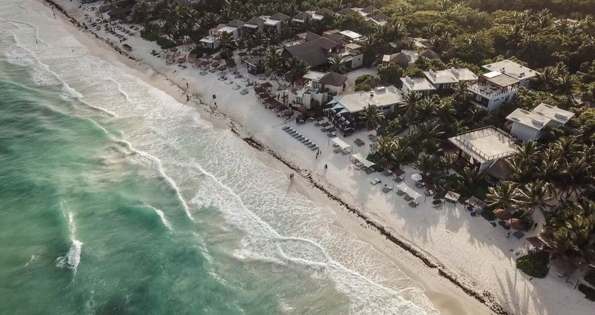 playa y selva de tulum