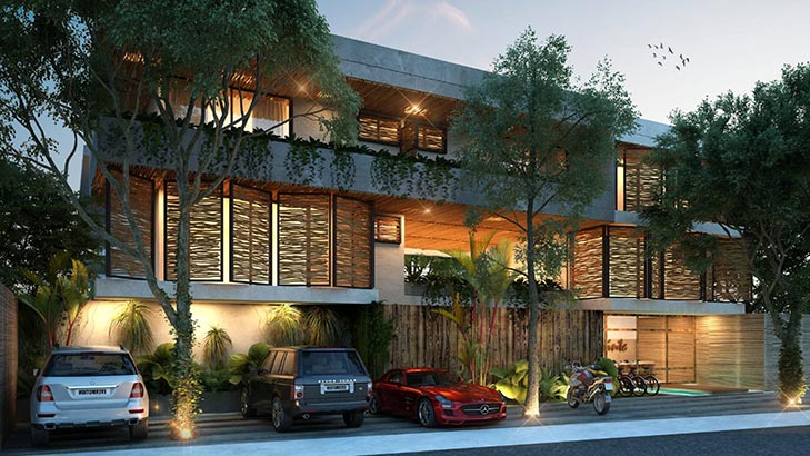 Departamentos en venta con estacionamiento exterior Acinte Tulum