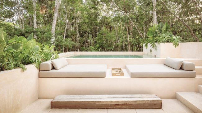 piscina y terraza candela