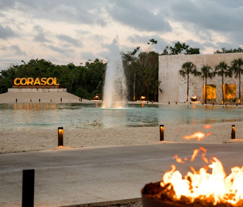 La entrada al desarrollo de Corasol