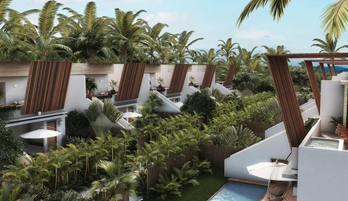 Vista area condominio Asana Tulum