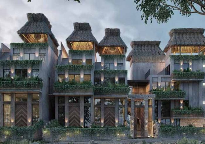 fachada exterior condominio templia tulum
